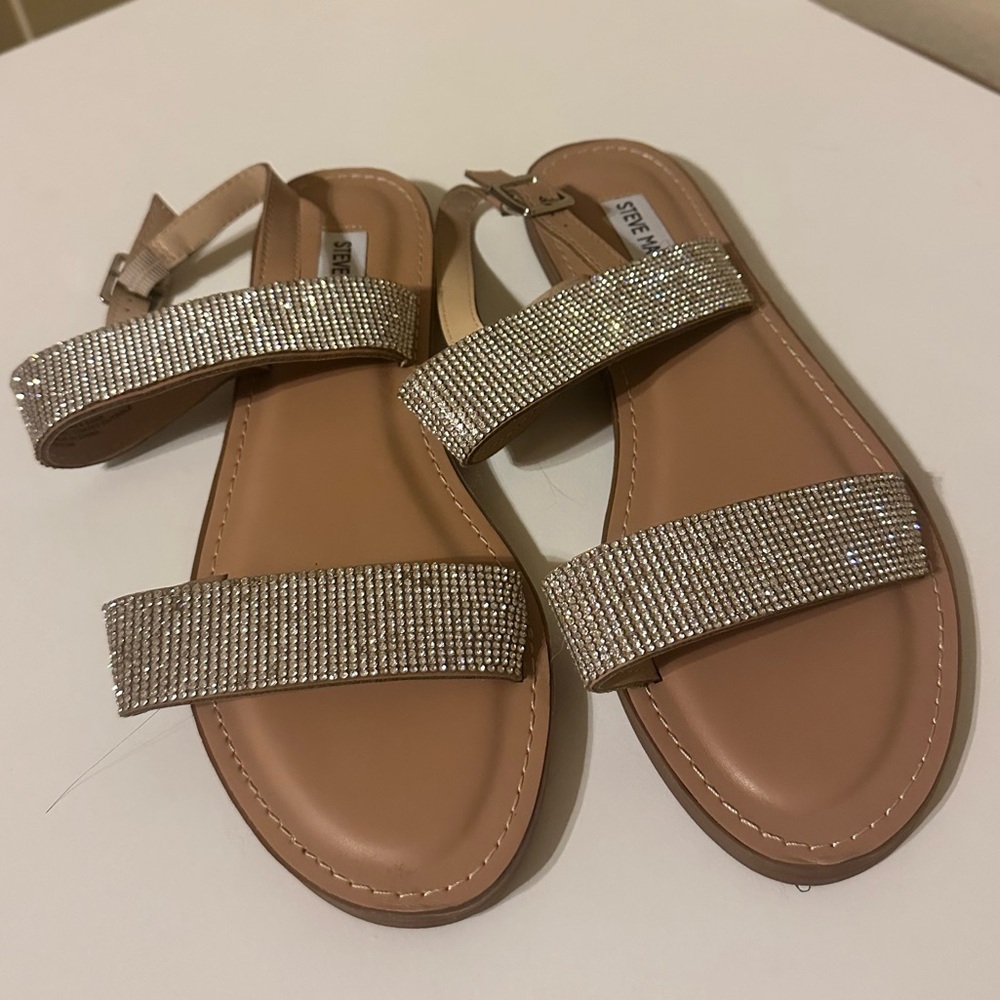 Sparkly Rhinestone Steve Madden Sandals